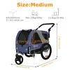 DOGGYHUT® Premium MEDIUM remorque à vélo 2en1 pour chien et Voir les images du produit 6