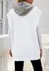 ASKSA Damen Jeansweste Kapuze aermellos Laessige Locker Produktbild-Vorschau 5