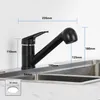Küchenarmatur Schwarz Ausziehbar 2 Strahlarten, 360° Produktbild-Vorschau 7