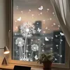 Supzone Fensterbilder Selbstklebend Pusteblume Weiß Produktbild-Vorschau 4