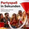 Biertrichter mit Schlauch & Zapfhahn, Party Trinktrichter Produktbild-Vorschau 6