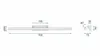 Applique Murale Toolight Led APP363-1W 70cm Chrome Voir les images du produit 9