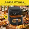 9L XL Heißluftfritteuse Airfryer mit Sichtfenster & Produktbild-Vorschau 4