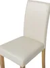 BELIANI Esszimmerstuhl 2er Set Beige Kunstleder Holzbeine Produktbild-Vorschau 6