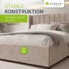 Juskys Polsterbett Savona 140x200 cm - Bett mit Stauraum, Produktbild-Vorschau 7