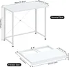 Schreibtisch Klappbar 80cm,Kleiner Computertisch Produktbild-Vorschau 3