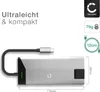 CELLONIC 8-in-1 USB Splitter Hub - USB C auf HDMI Adapter Produktbild-Vorschau 4