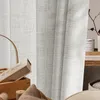 2er Set Vorhänge Leinenoptik Halbtransparent Vorhang Produktbild-Vorschau 4
