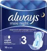 always maxi Damenbinde Night mit Flügeln 10 Größe 3 Produktbild-Vorschau 2