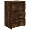 vidaXL Nočný stolík Smoked Oak 40x35x62,5 cm odvodený Náhľad obrázku produktu 2
