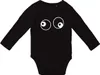 Huuraa Baby Body Freaky Eyes 68 Black  Baumwolle Fairtrade Produktbild-Vorschau 1