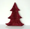 Dekokissen aus lockigem Samt in Form eines Weihnachtsbaums, Produktbild-Vorschau 1