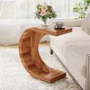 Tribesigns, tavolino laterale a forma di C, tavolino da Anteprima dell’immagine prodotto 1
