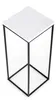 Howhomely Portafiori in metallo 60 cm bianco design moderno Anteprima dell’immagine prodotto 6