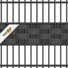 Doppelstab Sichtschutz zaun|zu PREMIUM VIERTEL Set Streifen Produktbild-Vorschau 3