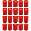 20er Set Grablicht Rot Grabkerze Kleine Friedhofskerzen Produktbild-Vorschau 1