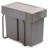 Victory Einbau-Abfallsammler Double-Man 28 Liter in Alugrau Produktbild-Vorschau 2