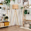 Dello Stehlampe aus Holz/Rattan in Naturfarben Produktbild-Vorschau 10