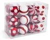Juego de adornos para el árbol de Navidad - Rojo / Blanco - Vista previa de la imagen del producto 3