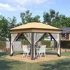 Outsunny Pavillon 3,3x3,3m, wasserabweisend Winterfest Produktbild-Vorschau 2