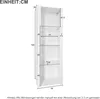 okwish Vitrinen Sideboard mit 3 Glasfächer für Badezimmer, Produktbild-Vorschau 7
