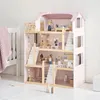 Petite Amélie Großes Puppenhaus aus Holz H17 cm - Rosa Produktbild-Vorschau 5