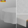 Tischdecke 140x220cm Oval Hellgrau DanceDirty abwaschbar Produktbild-Vorschau 2