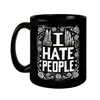 I hate People Tasse in Schwarz Produktbild-Vorschau 2