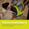 A person is holding a Ryobi sander and attaching sandpaper. Podgląd zdjęcia produktu