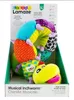 A Lamaze Musical Inchworm toy is displayed in its retail packaging. Produktbild-Vorschau