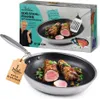 Rachs KOCHWERK Edelstahlpfanne mit Wabenstruktur Ø28cm, Produktbild-Vorschau 1