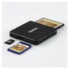 Hama USB-3.0-Multikartenleser SD MicroSD CF schwarz Produktbild-Vorschau 5