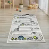 Kinderteppich Straßenteppich Lernteppich Junge mit Straßen Produktbild-Vorschau 1
