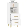 vidaXL Sideboard Blanc 34,5x34x90 cm Bois composite Voir les images du produit 5