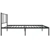 Bettgestell mit Kopfteil Metall Schwarz 90x190 cm , Produktbild-Vorschau 6
