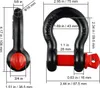 SucceBuy 5/8-Zoll-D-Ring-Schäkel-Set: Ultimative Produktbild-Vorschau 8