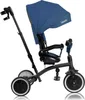 A blue and black tricycle is shown against a white background. Anteprima dell’immagine prodotto