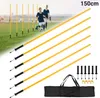 Jayseuw 6x Slalomstangen Fussball 1,5 m sprunghafte Produktbild-Vorschau 8