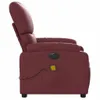 Massagesessel Elektrisch Weinrot Kunstleder Produktbild-Vorschau 9