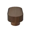 Table basse ovale Merax avec 1 tiroir, table d'appoint pour Voir les images du produit 5