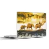 MuchoWow® Laptop Aufkleber Sticker Cover Elefanten - Produktbild-Vorschau 1