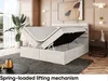 MEBLINI Boxspringbett mit Bettkasten - Gepolstert Produktbild-Vorschau 4