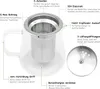 Théière en verre borosilicaté avec passoire 950ml Résistant Voir les images du produit 4