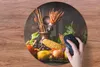 MuchoWow® Mauspad Mousepad Gemüse - Obst - Rustikal - Tisch Produktbild-Vorschau 3