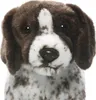 Close-up of a stuffed dog's face. Produktbild-Vorschau