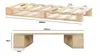 Lermowood Palettenbett 120 x 200 cm Natur Holzbett Produktbild-Vorschau 3
