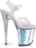 FLAMINGO-808MC Damen Sandale von Pleaser, Transparent EU Produktbild-Vorschau 5