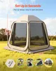 Tenda pop-up VEVOR, 330x280 cm, per 4-8 persone, con pareti Anteprima dell’immagine prodotto 2
