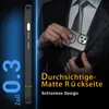 A person in a suit is placing an iPhone case into their jacket pocket. Produktbild-Vorschau