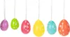Ostereier zum Aufhängen mit Punkten Mix 4-6cm 12 Stück bunt Produktbild-Vorschau 3